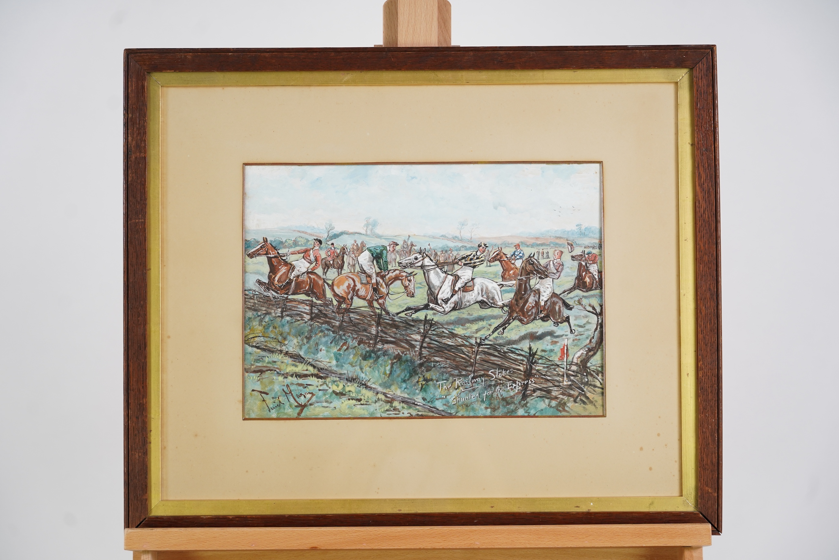 George Finch Mason (1850-1915), 'The Railway Stakes'